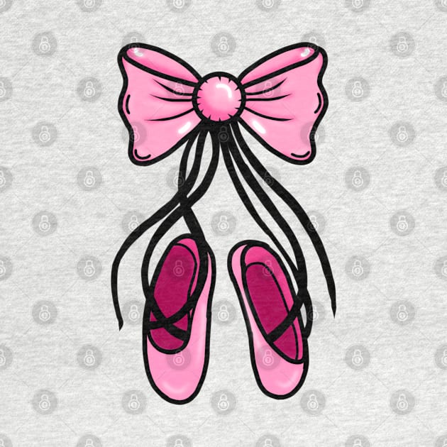 Pink Ballet Shoes by ROLLIE MC SCROLLIE